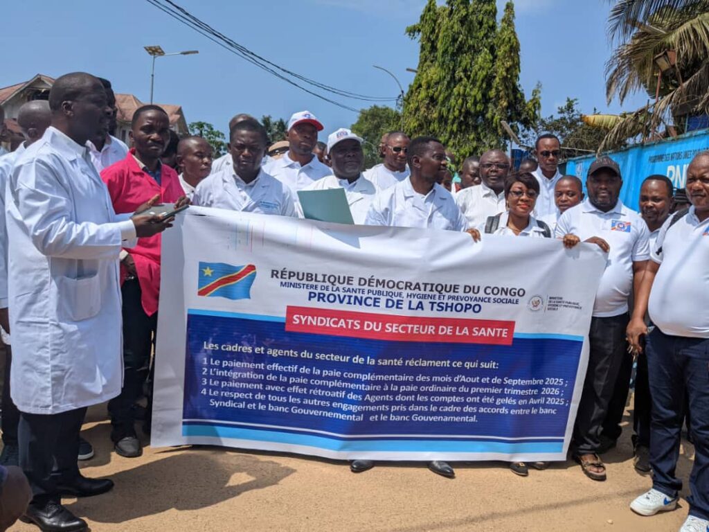 Tshopo/Santé : Grogne sociale autour du non-paiement des primes complémentaires