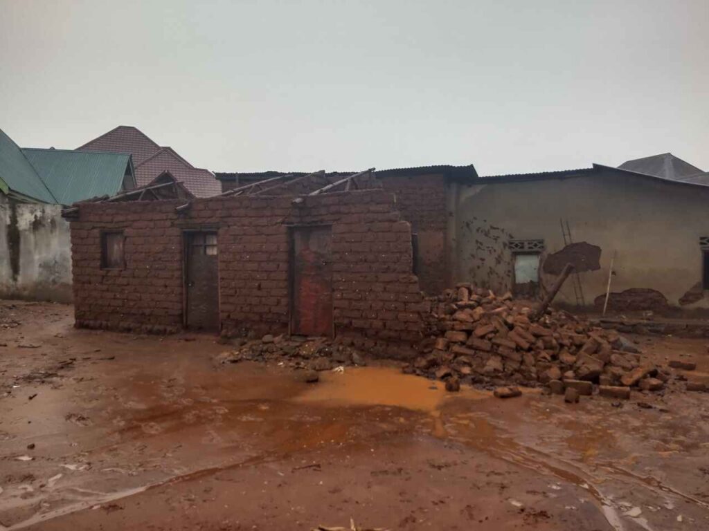 Encore des pluies et vents violents : Kamanyola au Sud-Kivu face aux conséquences d’un écosystème fragilisé