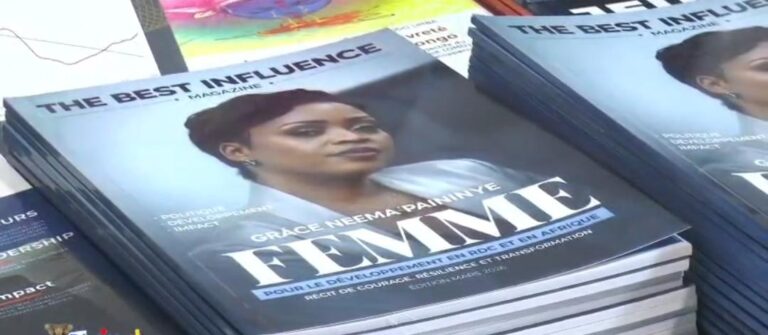 Kinshasa : Grâce Neema appelle à faire de la femme le moteur du développement lors du vernissage de The Best Influence Magazine