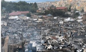 Kadutu : plus de 40 maisons détruites dans un incendie à Nyakaliba, une enquête ouverte