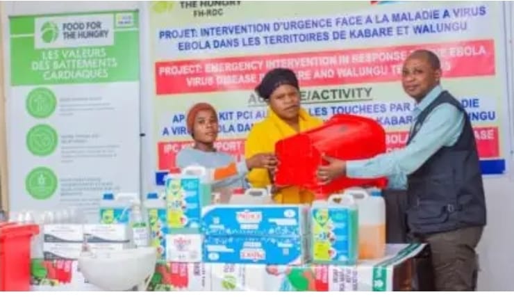 Sud-Kivu : des kits d’hygiène pour les survivants d’Ebola